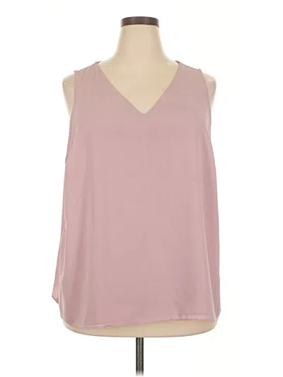 Pre-owned Nine West Sleeveless Blouse In Pink
