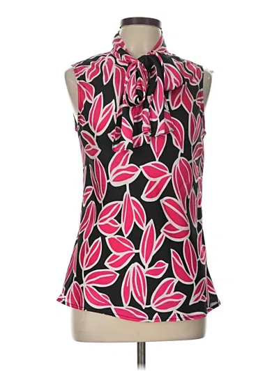 Pre-owned Nine West Sleeveless Blouse In Pink