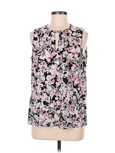 Pre-owned Nine West Sleeveless Blouse In Pink
