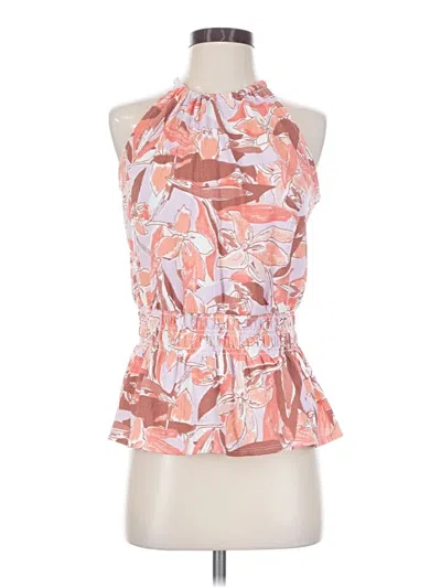 Pre-owned Nine West Sleeveless Blouse In Pink