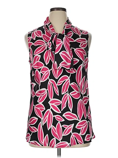 Pre-owned Nine West Sleeveless Blouse In Pink