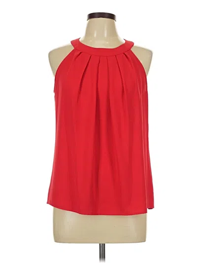 Pre-owned Nine West Sleeveless Blouse In Red