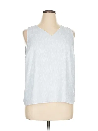 Pre-owned Nine West Sleeveless Blouse In Silver