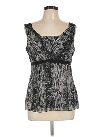Pre-owned Nine West Sleeveless Blouse In Silver