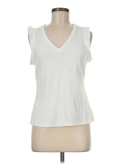 Nine West Sleeveless Blouse In White