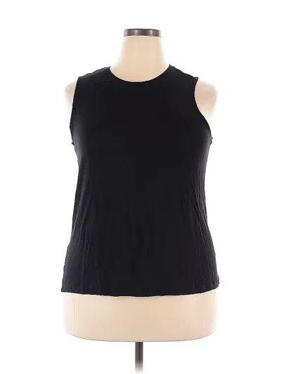Pre-owned Nine West Sleeveless T-shirt In Black