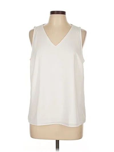Pre-owned Nine West Sleeveless T-shirt In White