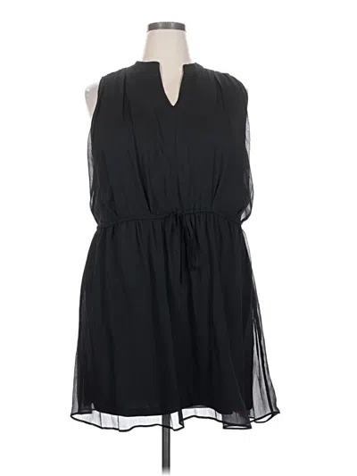 Pre-owned Nine West Sleeveless Top Black Halter Neckline Tops