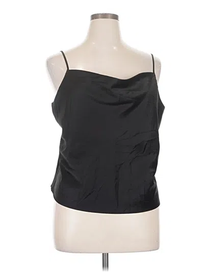 Pre-owned Nine West Sleeveless Top Black Strapless Neckline Tops