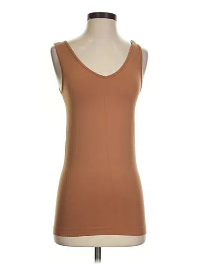 Pre-owned Nine West Sleeveless Top Brown Scoop Neck Tops