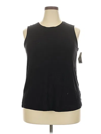 Pre-owned Nine West Sleeveless T-shirt In Black