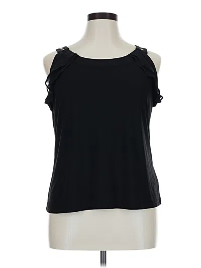 Pre-owned Nine West Sleeveless T-shirt In Black