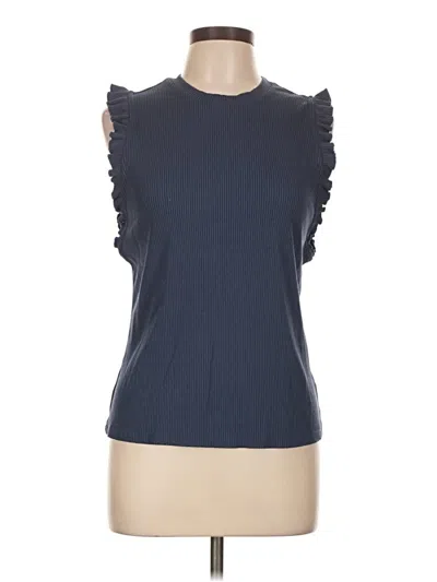 Pre-owned Nine West Sleeveless T-shirt In Blue