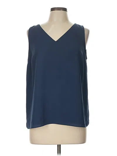 Pre-owned Nine West Sleeveless T-shirt In Blue