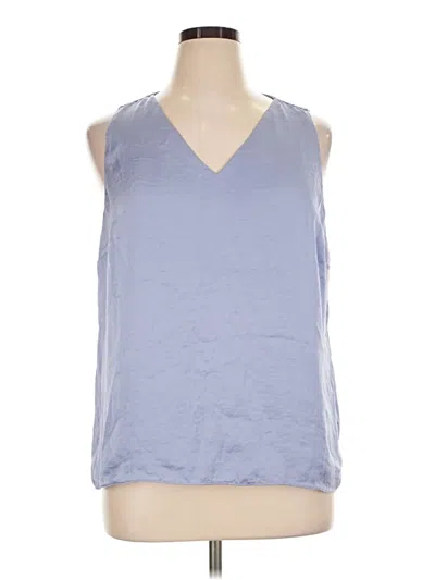 Pre-owned Nine West Sleeveless T-shirt In Blue