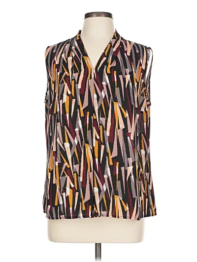 Pre-owned Nine West Sleeveless T-shirt In Brown