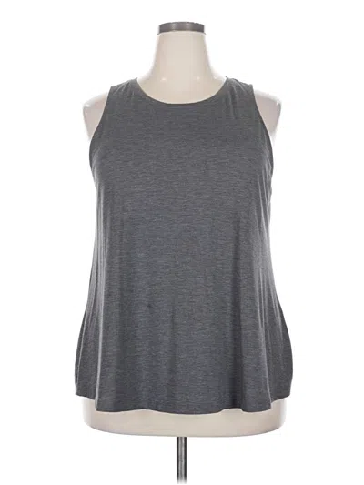 Pre-owned Nine West Sleeveless T-shirt In Gray