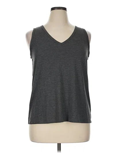 Pre-owned Nine West Sleeveless T-shirt In Gray