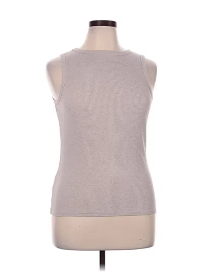 Pre-owned Nine West Sleeveless T-shirt In Gray