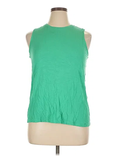 Pre-owned Nine West Sleeveless T-shirt In Green