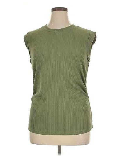 Pre-owned Nine West Sleeveless T-shirt In Green
