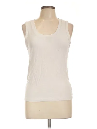 Pre-owned Nine West Sleeveless T-shirt In Ivory