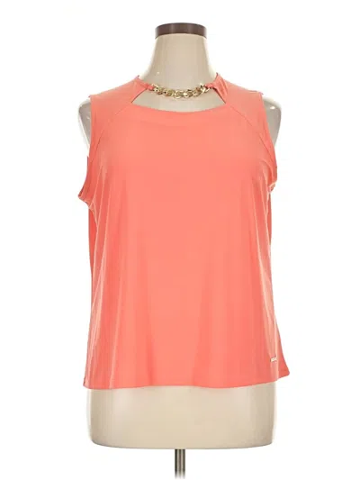 Pre-owned Nine West Sleeveless T-shirt In Orange