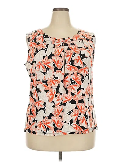 Pre-owned Nine West Sleeveless T-shirt In Orange
