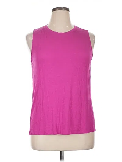 Pre-owned Nine West Sleeveless T-shirt In Pink