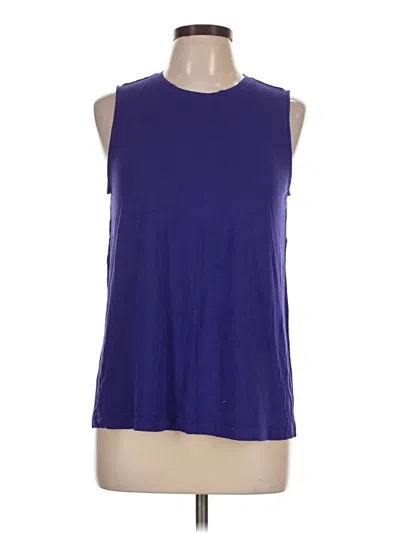 Pre-owned Nine West Sleeveless T-shirt In Purple