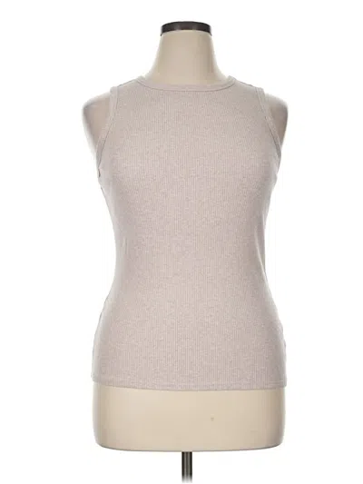 Pre-owned Nine West Sleeveless T-shirt In Tan
