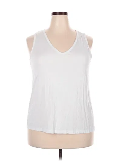 Pre-owned Nine West Sleeveless T-shirt In White