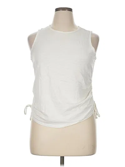 Pre-owned Nine West Sleeveless T-shirt In White