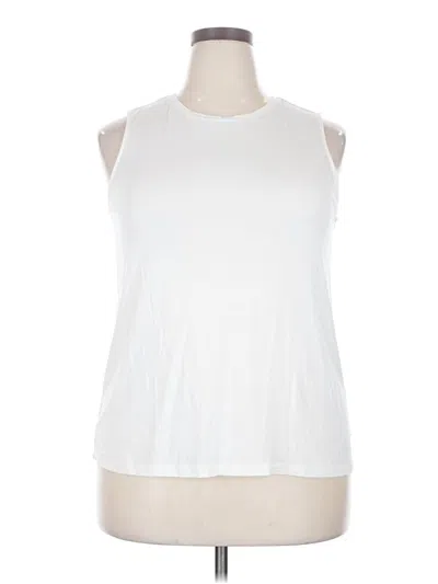 Pre-owned Nine West Sleeveless T-shirt In White
