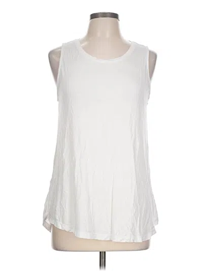 Pre-owned Nine West Sleeveless T-shirt In White