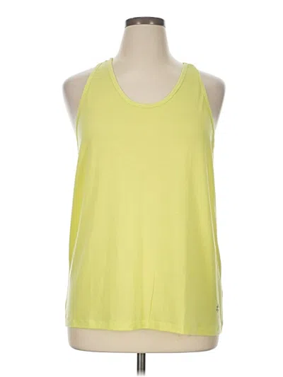 Pre-owned Nine West Sleeveless T-shirt In Yellow