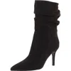 Nine West Slouch 2 Womens Slouchy Pointed Toe Mid-calf Boots In Black