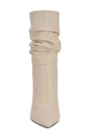 Nine West Slouch Pointed Toe Bootie In Ivory