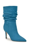 Nine West Slouch Pointed Toe Bootie In Medium Blue