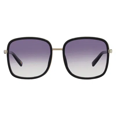 Nine West Smoke Ladies Sunglasses 10263600.cgr Blksmk In Black