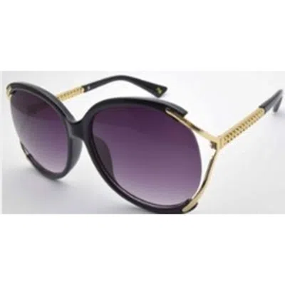 Nine West Smoke Oval Ladies Sunglasses 10259480.bel Blksmk In Multi