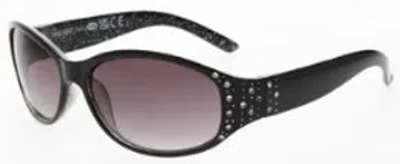 Nine West Smoke Oval Ladies Sunglasses 10270478.khlblksmk In Black