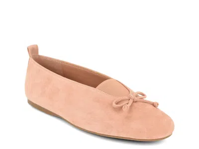 Nine West Smooch Ballet Flat In Pink
