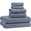Nine West Sofia 6-piece Bath Towels In Blue