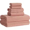 Nine West Sofia 6-piece Bath Towels In Brown