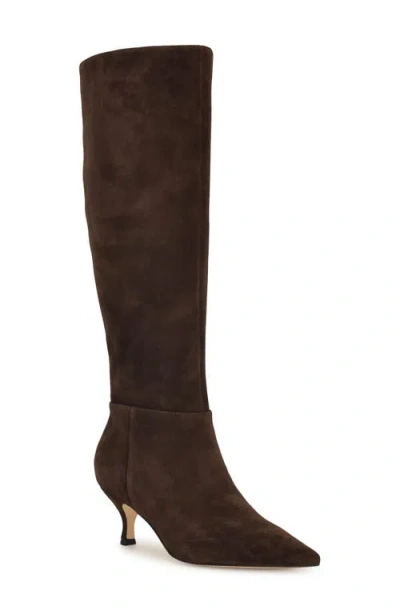 Nine West Somas Knee High Boot In Brown