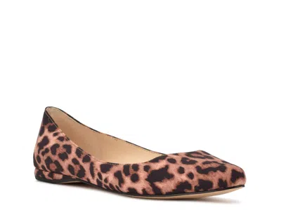 Nine West Speak Up Ballet Flat In Brown