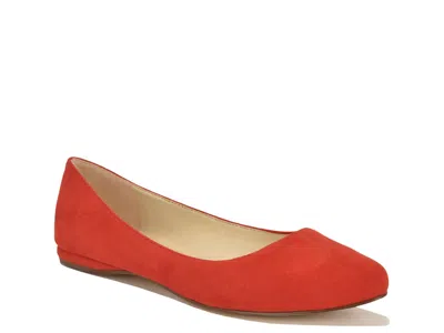 Nine West Speak Up Ballet Flat In Red