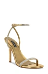 Nine West Stodia Ankle Strap Sandal In Gold