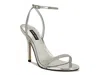 Nine West Stodia Ankle Strap Sandal In Silver